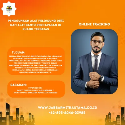 Penggunaan Alat Pelindung Diri dan Alat Bantu Pernapasan di Ruang Terbatas
